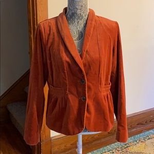 Orange j crew jacket